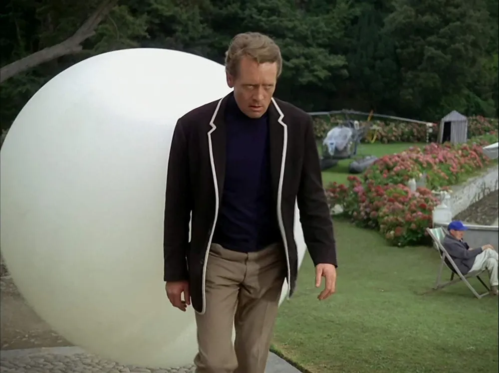 Patrick McGoohan in a still from the TV series “The Prisoner”