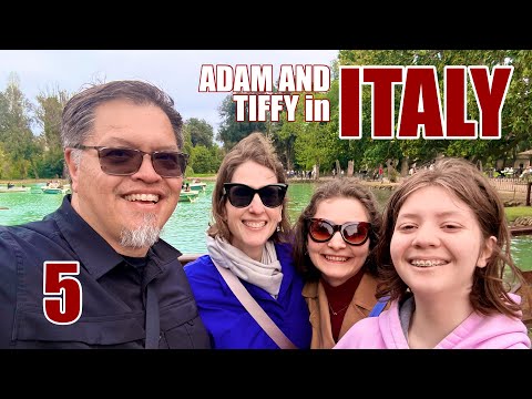 ADAM AND TIFFY in ITALY Part 5 (Trevi Fountain & Villa Borghese)