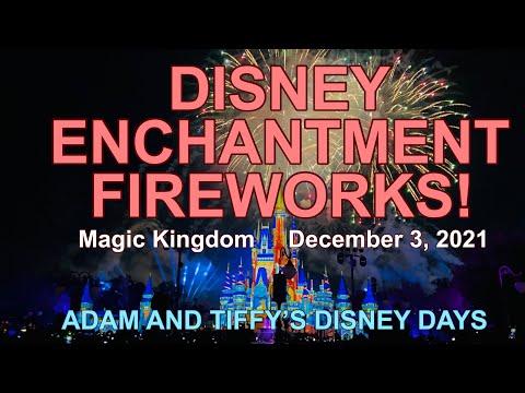 Disney Enchantment Fireworks - Magic Kingdom - December 3, 2021