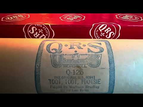 “Toot, Toot, Tootsie” played by Wallace Bradley on a Steinway OR Player Piano (QRS Roll 126)
