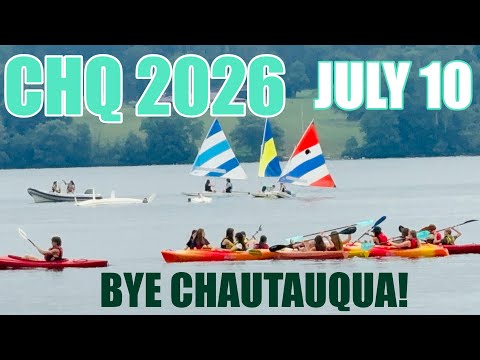 Chautauqua 2026 - July 10 - Neil Degrasse Tyson, and Bye CHQ!